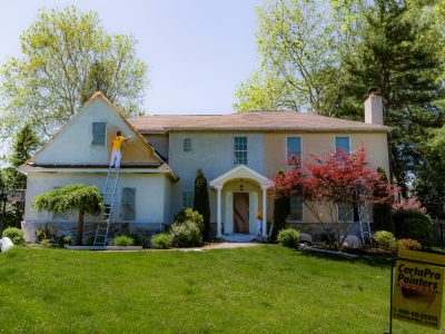 painting stucco process