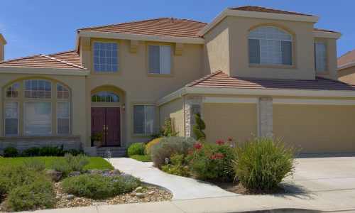 Beige Stucco Exterior