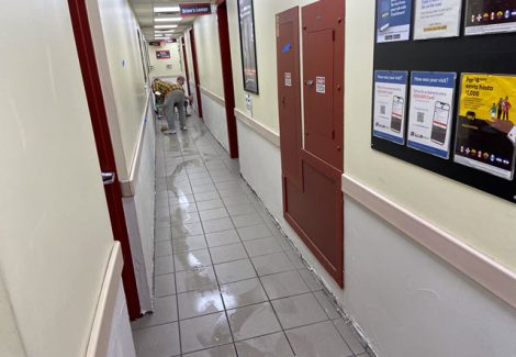 repainted ta travel center in bloomsbury new jersey