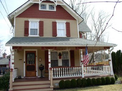 Painted home exterior in Huntington Township, NY