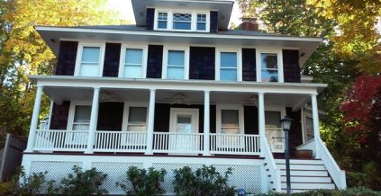 Cedar Siding Painting