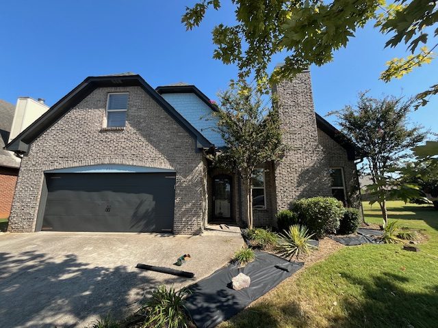 Exterior siding repair and painting - after