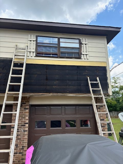 Exterior siding repair and painting - progress Preview Image 8