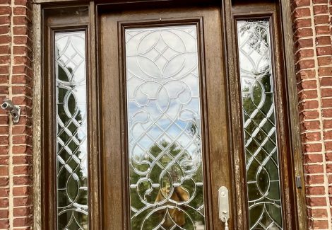 Door repaint - before