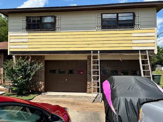 Exterior siding repair and painting - progress Preview Image 9