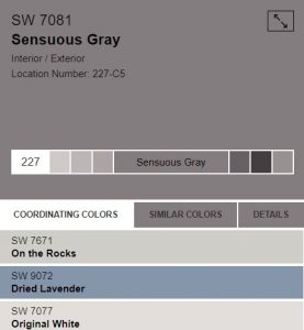 sensuous gray