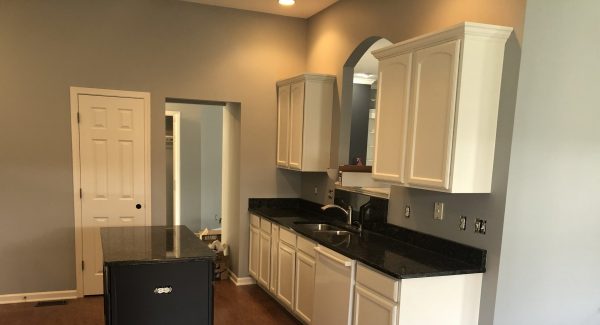 white cabinets