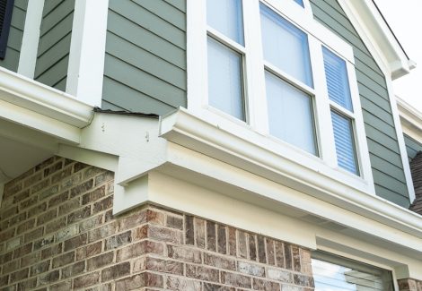 soffit and gutters painting