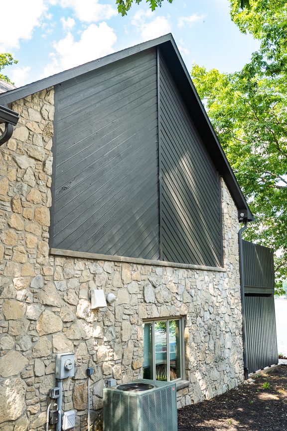 dark gray painted wood siding exterior Preview Image 2