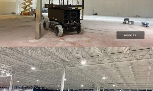 Before & After Interior Painting - Warehouse
