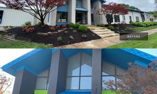Before & After Office Exterior Painting