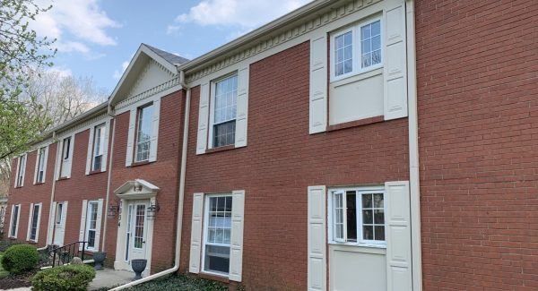 exterior condo painting project in indianapolis