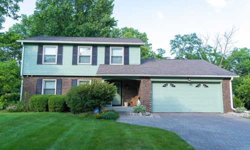 Green & Gray Painted Home