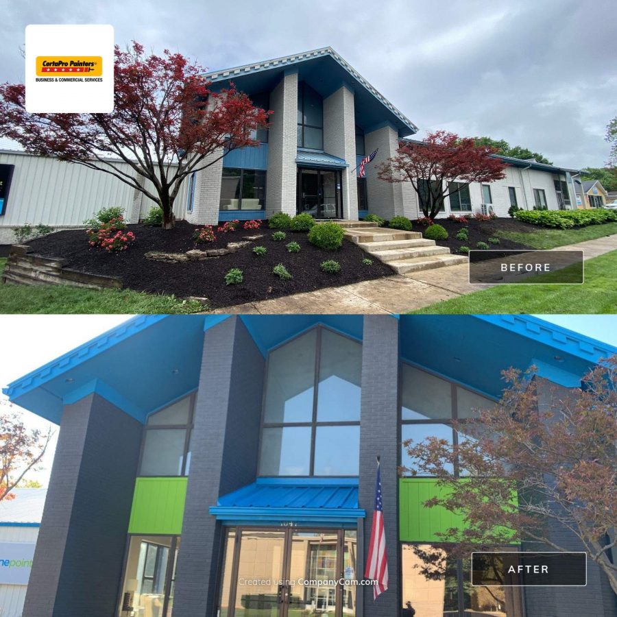 Before & After Office Exterior Painting Preview Image 3