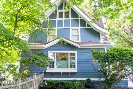 blue house painted by certapro
