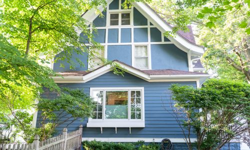 Side of Home After Painting