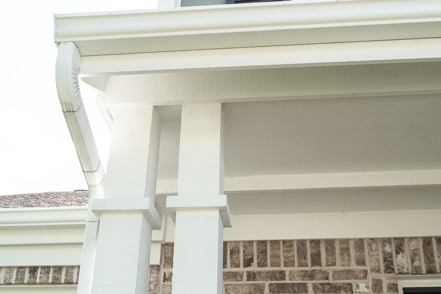 close up of painted porch banisters Preview Image 1