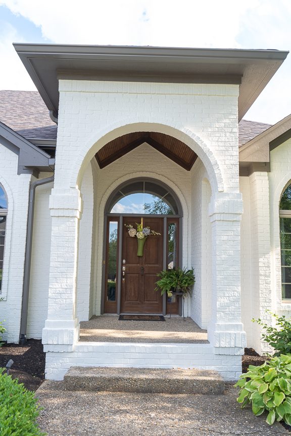 view of front door after painting and staining Preview Image 2