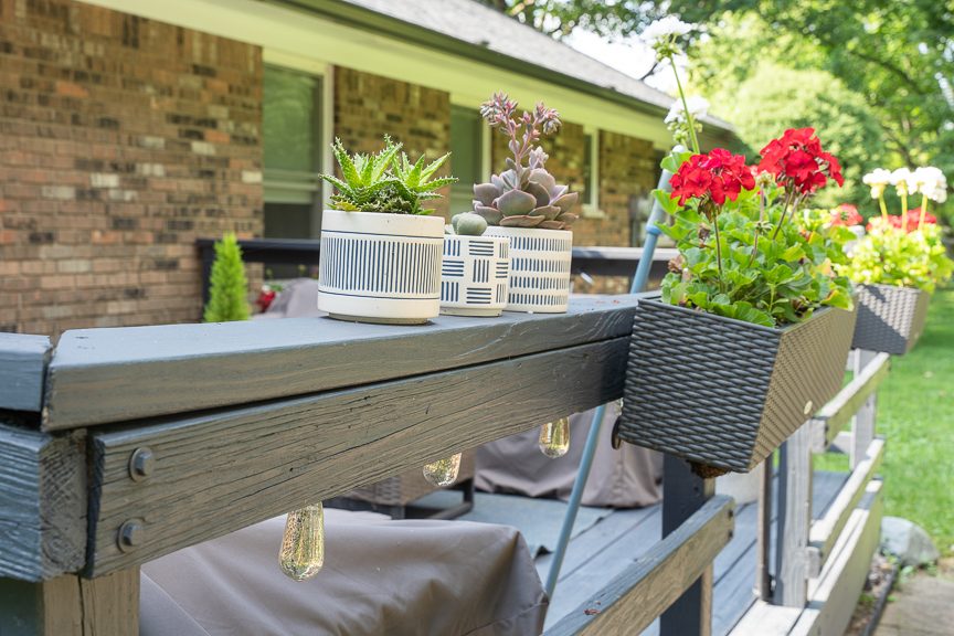 close up of porch railings after painting Preview Image 4