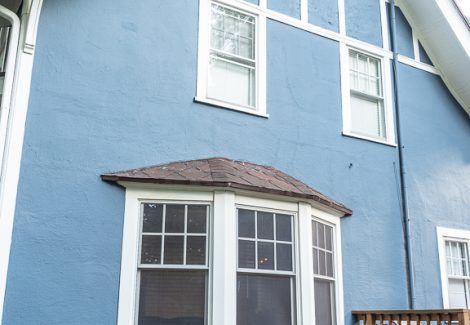 side of house after painting project