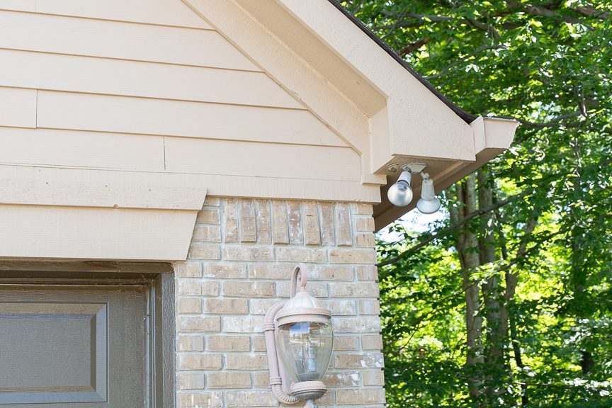 close up of siding and soffits after painting Preview Image 2