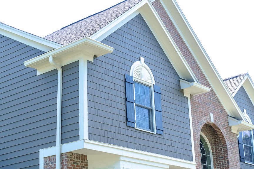 gray painted siding and white trim Preview Image 10