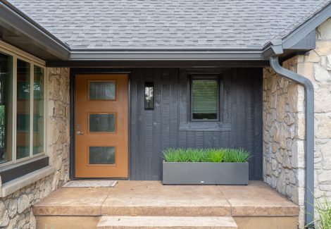 entrance of home after painting project