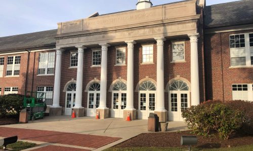 High School Exterior Columns