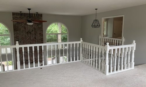White Painted Railing