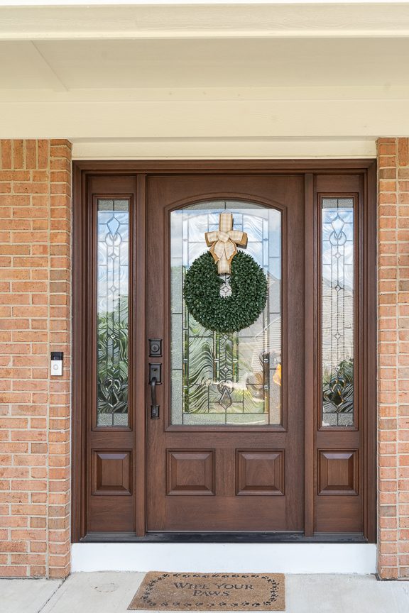 front door and entryway stained and painted Preview Image 2