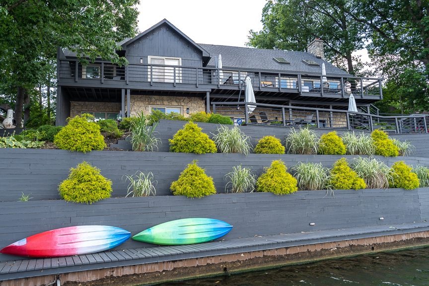 view from water front of decking and home after painting project Preview Image 4