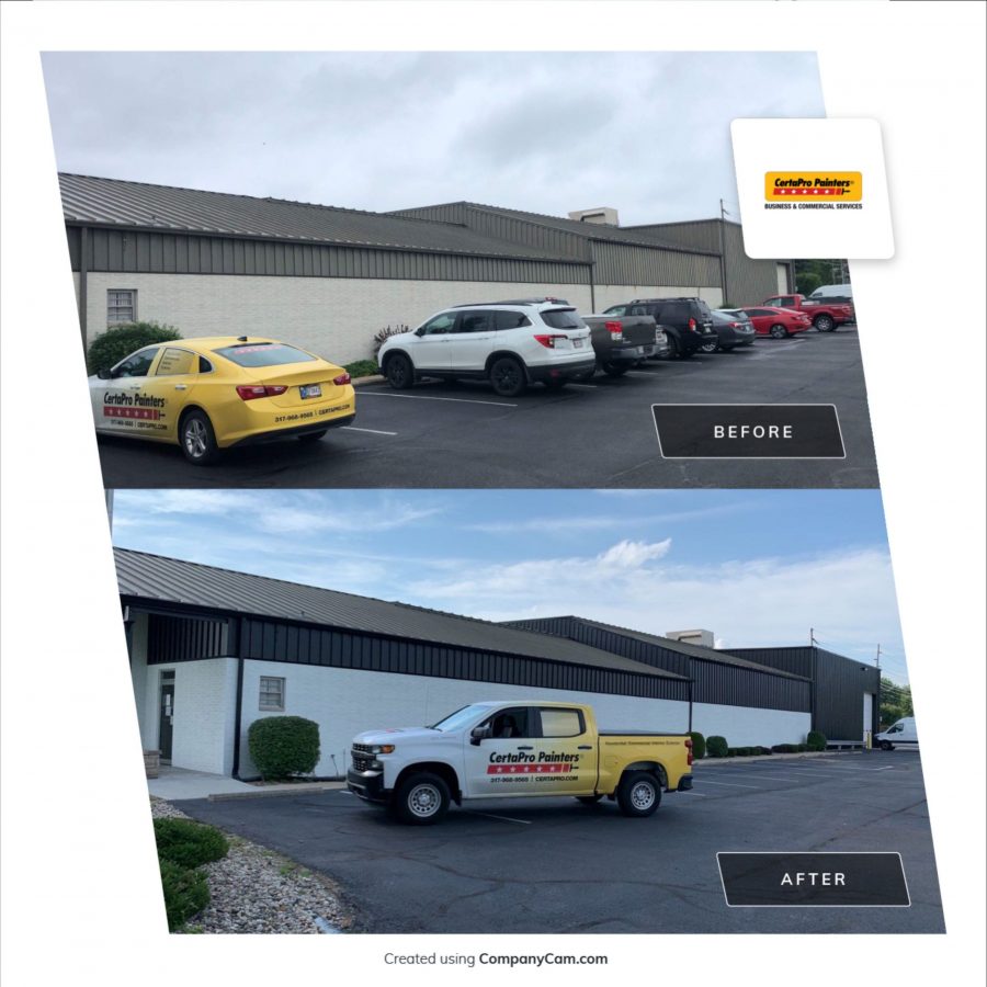 before and after painting side of building Preview Image 1