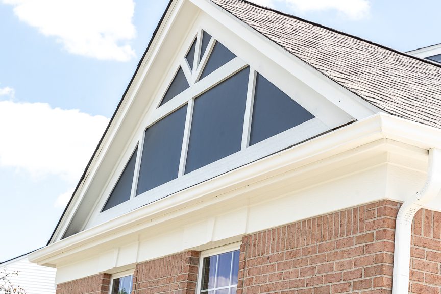 triangle above garage painted Preview Image 5