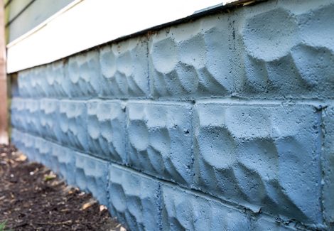 painted foundation exterior