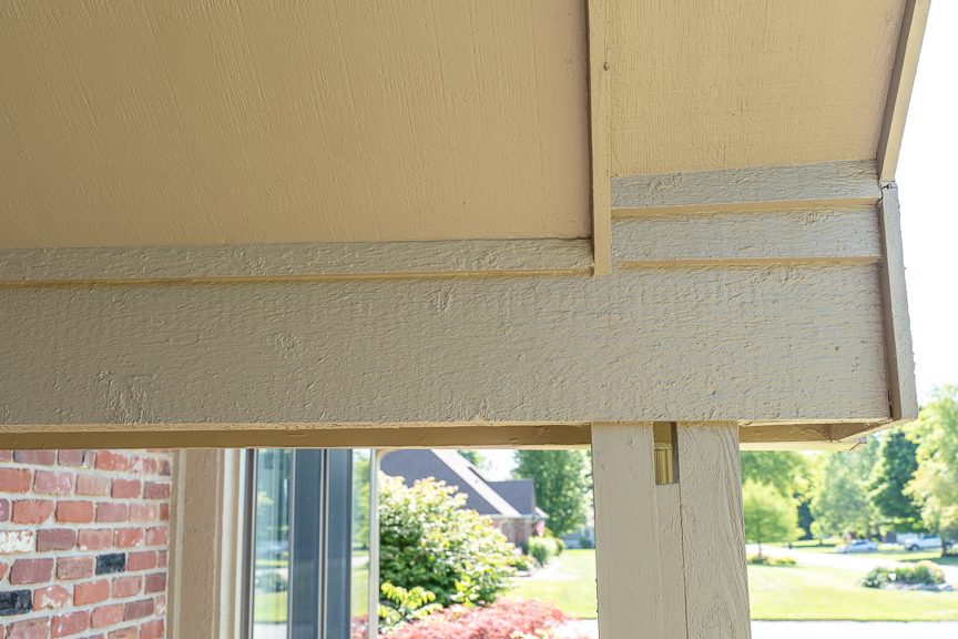 inside of exterior wall painted Preview Image 7