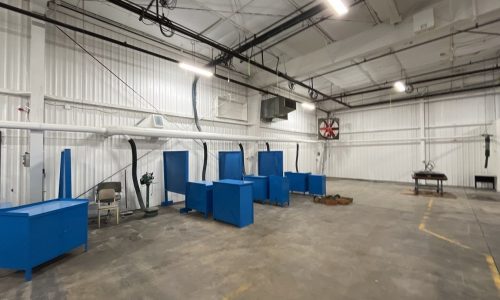 Interior Walls & Equipment After