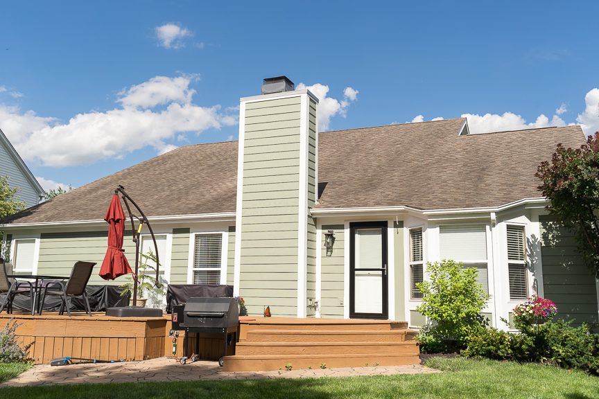 back of home and deck after painting project Preview Image 7