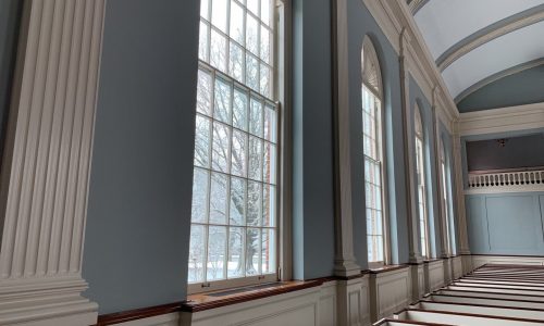 Interior of Meridian Street Church