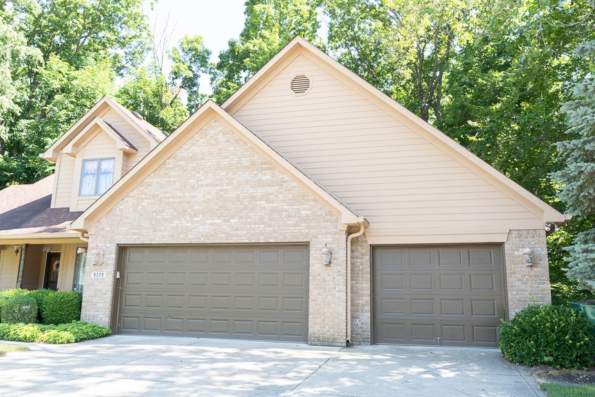 painted garage doors - gray Preview Image 1