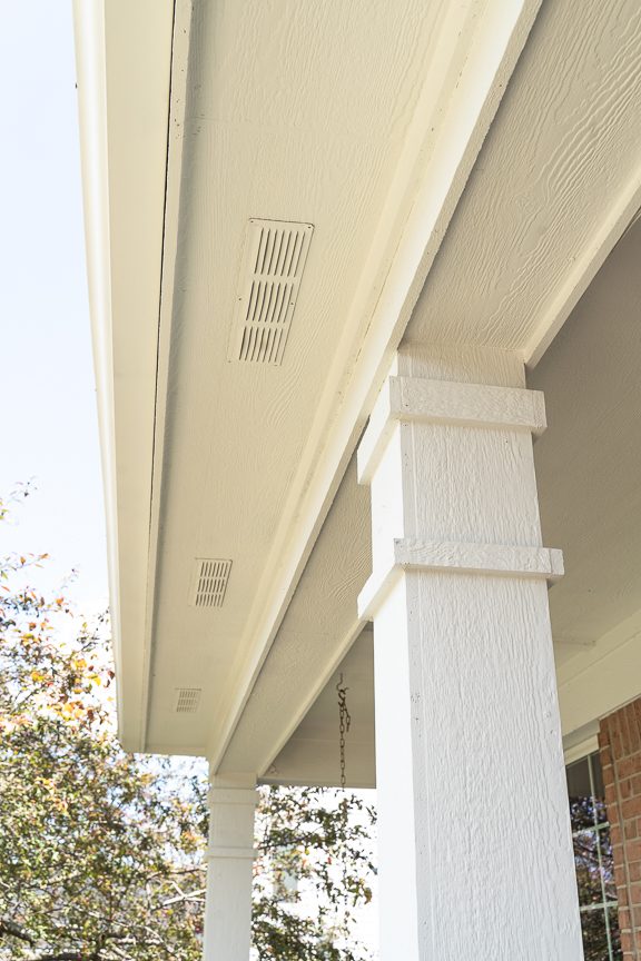 porch banisters painted with white paint Preview Image 4