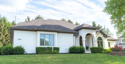 Painted Brick Home in Fishers