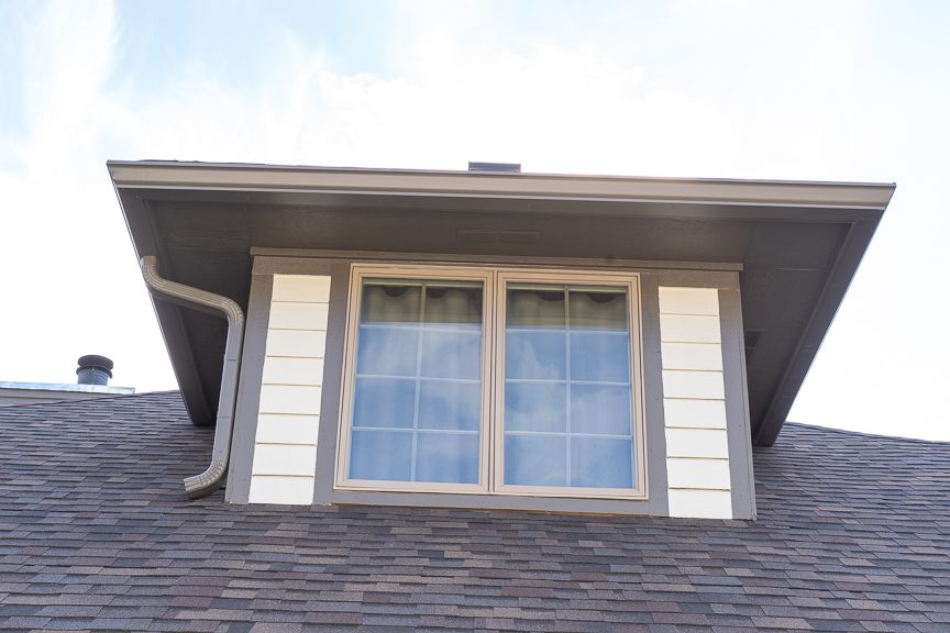 dormer newly painted trim and siding Preview Image 10