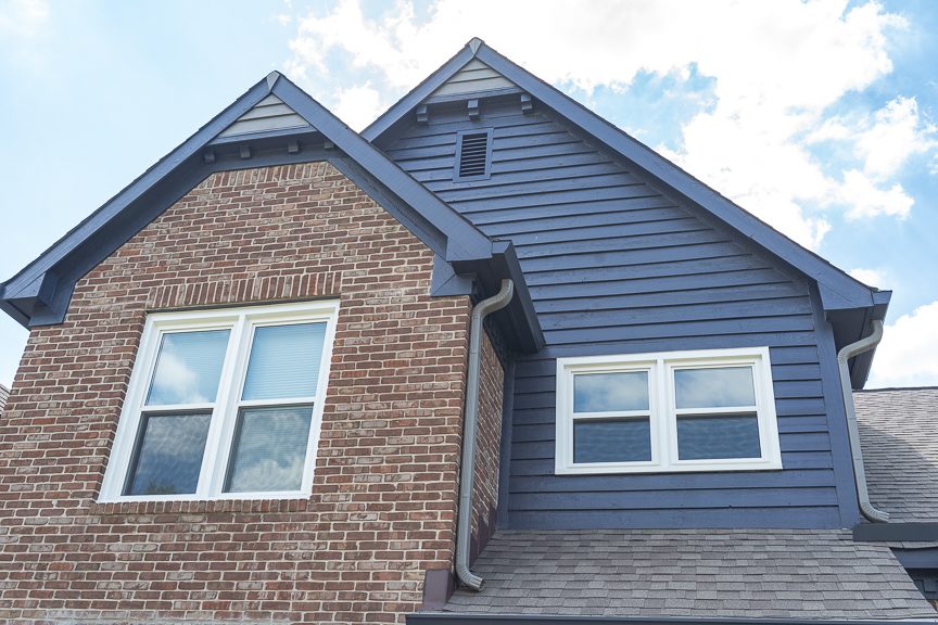 siding and soffits after painting home in carmel Preview Image 3