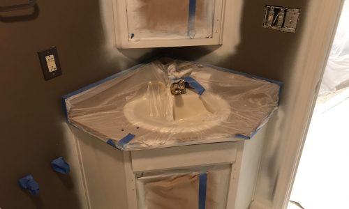 Bathroom Cabinet Painting