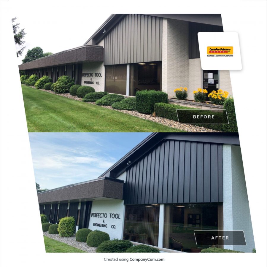 before and after painting - front of building Preview Image 2