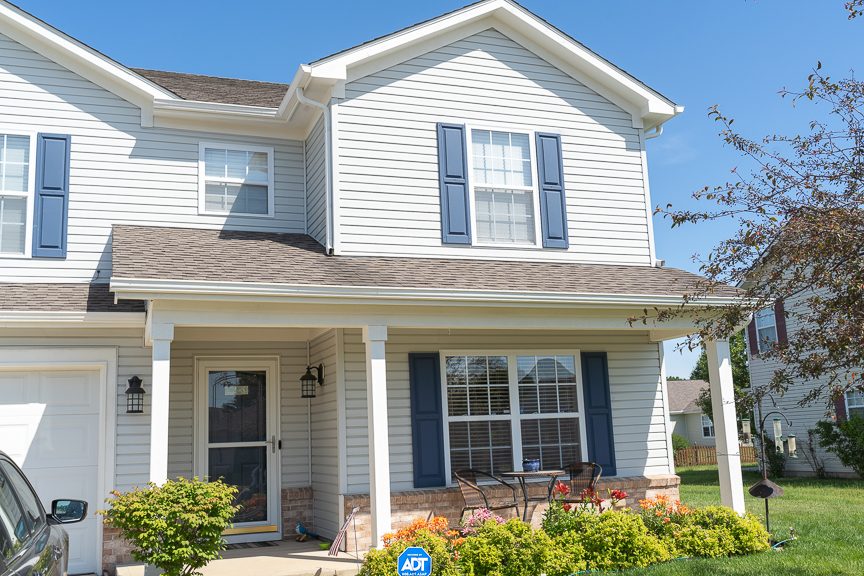 blue and gray exterior painted plainfield in Preview Image 1