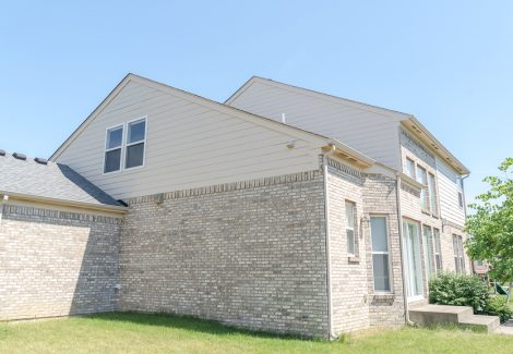 corner view of home after painting