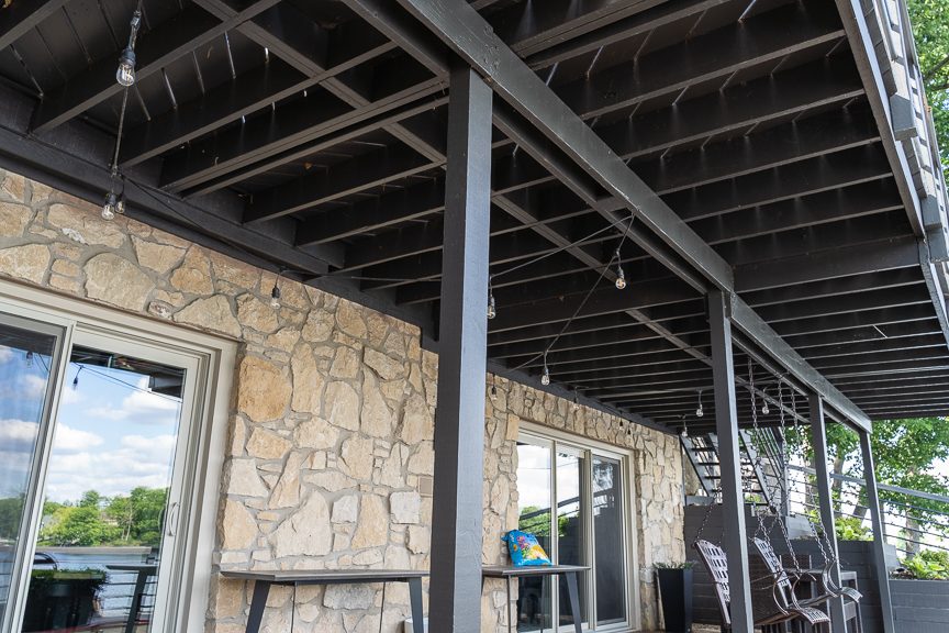 view of underside of deck area after project completion Preview Image 9