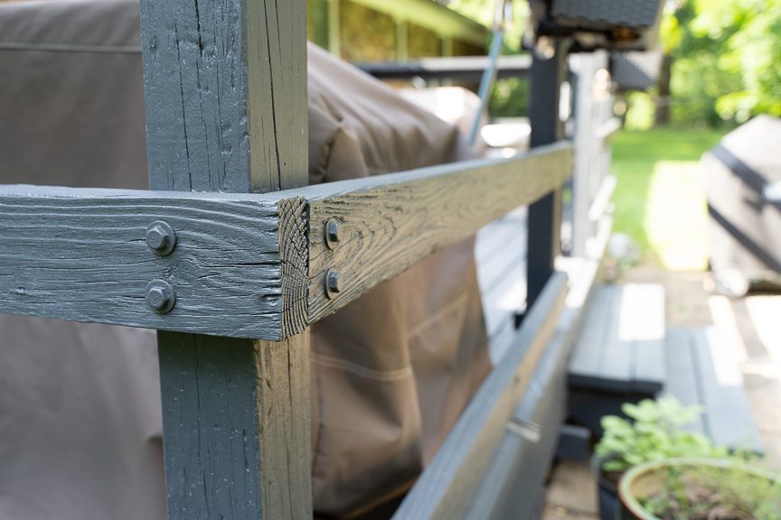 porch railings painted gray Preview Image 2