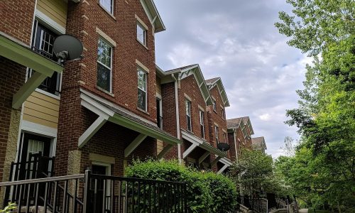 Exterior Townhome Wood Repairs & Painting